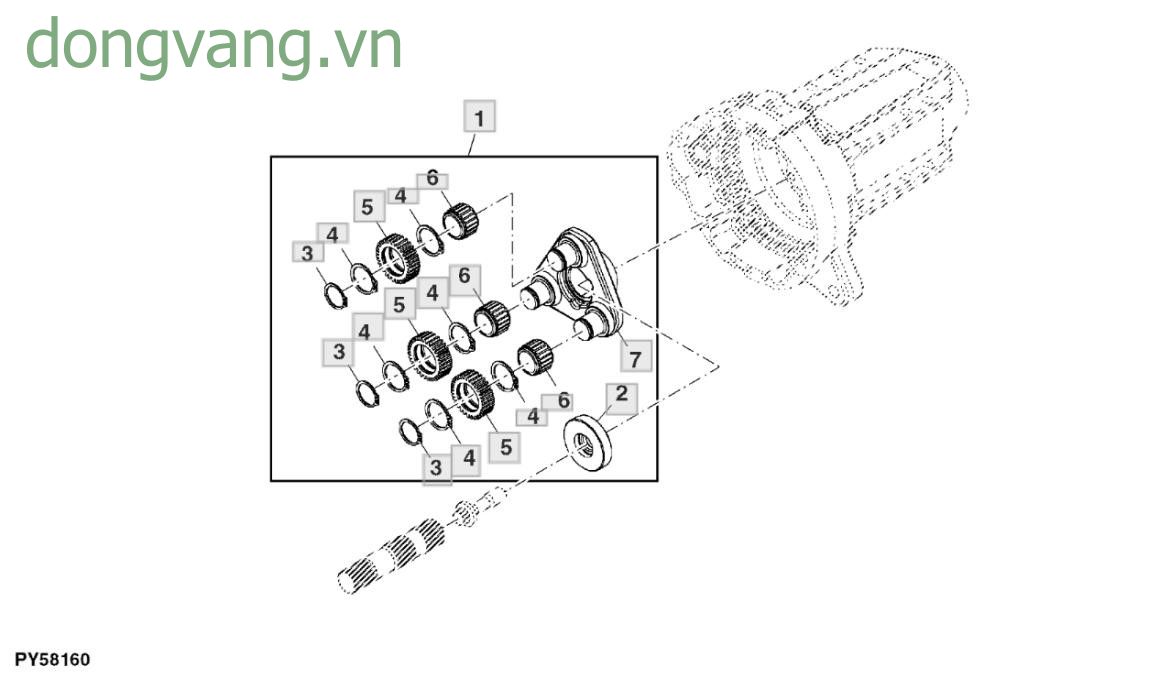 Planet Pinion Carrier, Kit - ST796358